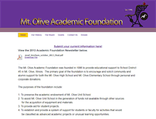 Tablet Screenshot of mtoliveacademicfoundation.org